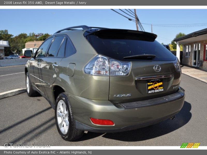 Desert Sage Metallic / Ivory 2008 Lexus RX 350 AWD
