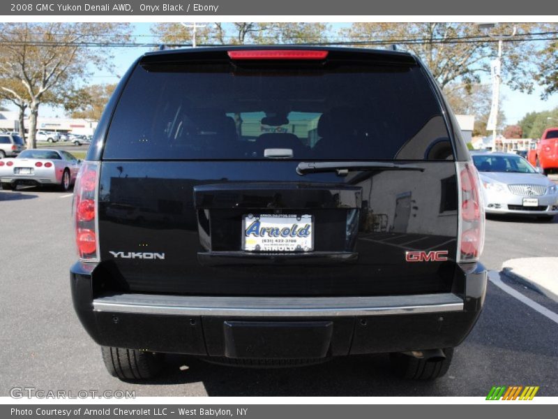 Onyx Black / Ebony 2008 GMC Yukon Denali AWD