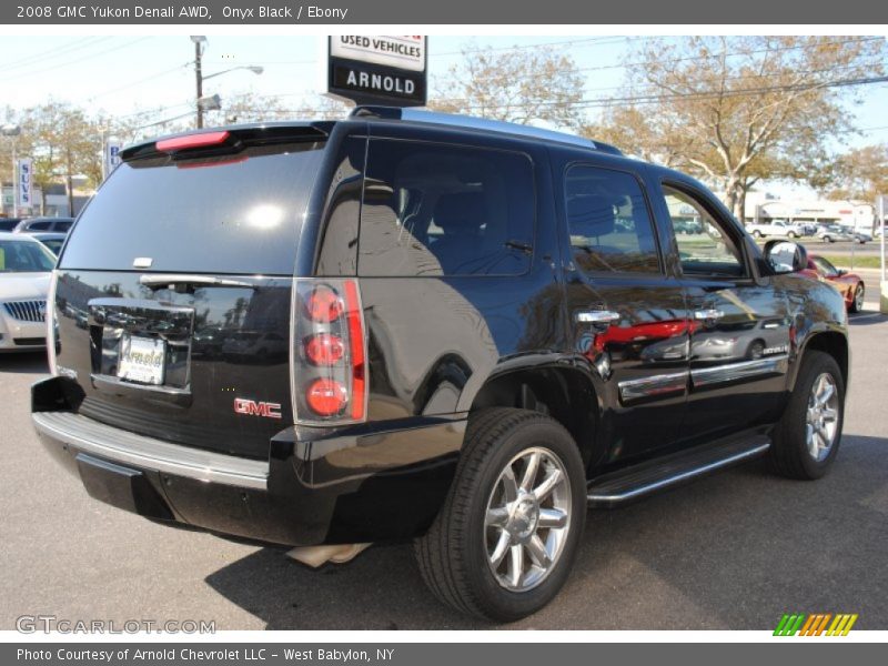 Onyx Black / Ebony 2008 GMC Yukon Denali AWD