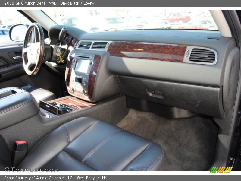 Onyx Black / Ebony 2008 GMC Yukon Denali AWD