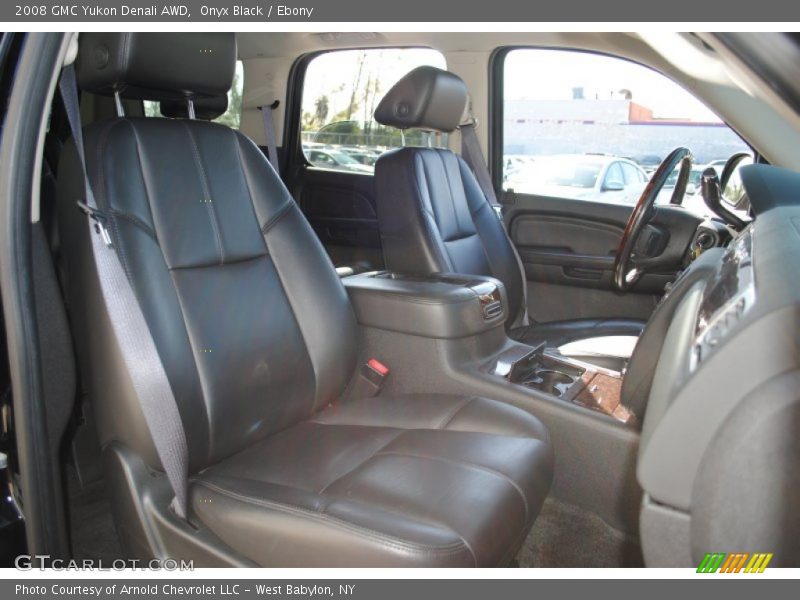 Onyx Black / Ebony 2008 GMC Yukon Denali AWD