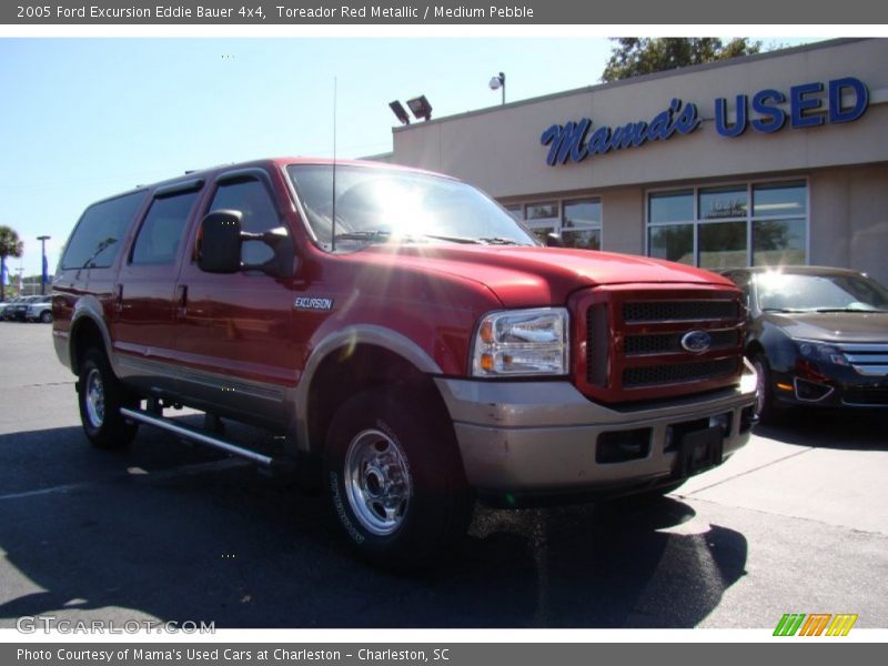 Toreador Red Metallic / Medium Pebble 2005 Ford Excursion Eddie Bauer 4x4