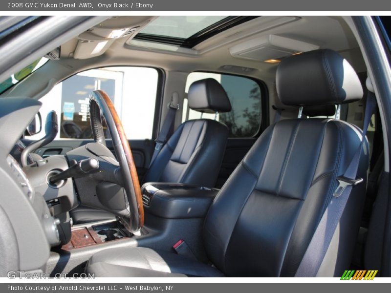 Onyx Black / Ebony 2008 GMC Yukon Denali AWD