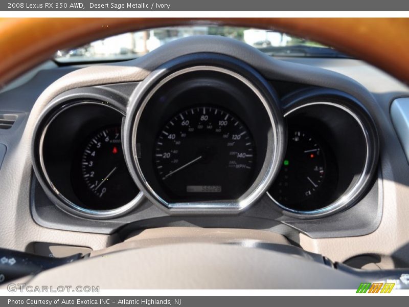 Desert Sage Metallic / Ivory 2008 Lexus RX 350 AWD