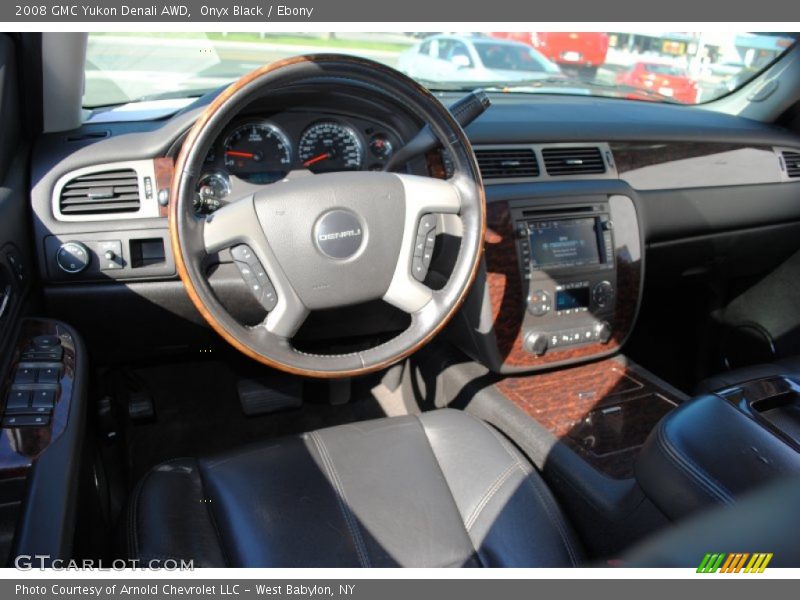 Onyx Black / Ebony 2008 GMC Yukon Denali AWD