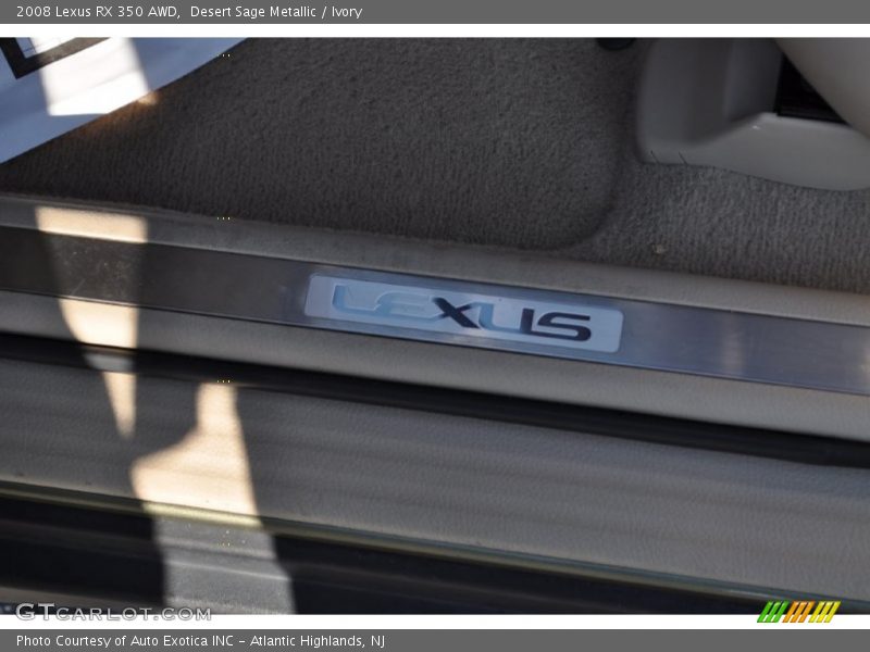 Desert Sage Metallic / Ivory 2008 Lexus RX 350 AWD