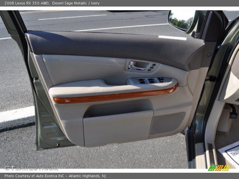 Desert Sage Metallic / Ivory 2008 Lexus RX 350 AWD