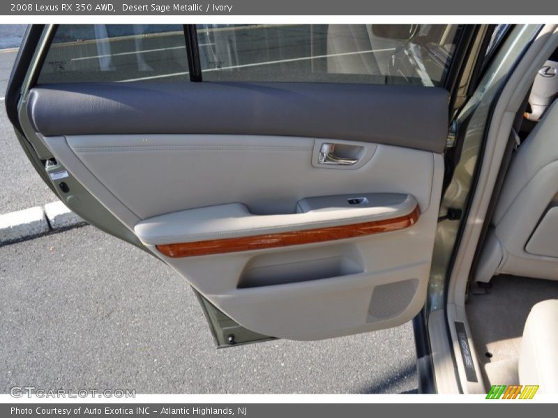 Desert Sage Metallic / Ivory 2008 Lexus RX 350 AWD