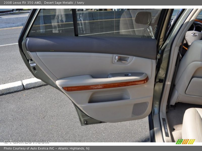 Desert Sage Metallic / Ivory 2008 Lexus RX 350 AWD