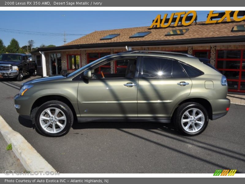 Desert Sage Metallic / Ivory 2008 Lexus RX 350 AWD