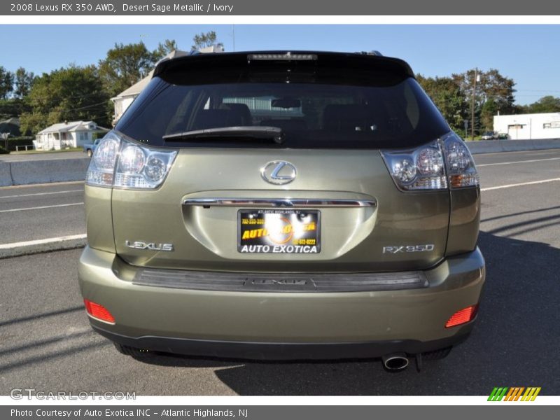 Desert Sage Metallic / Ivory 2008 Lexus RX 350 AWD