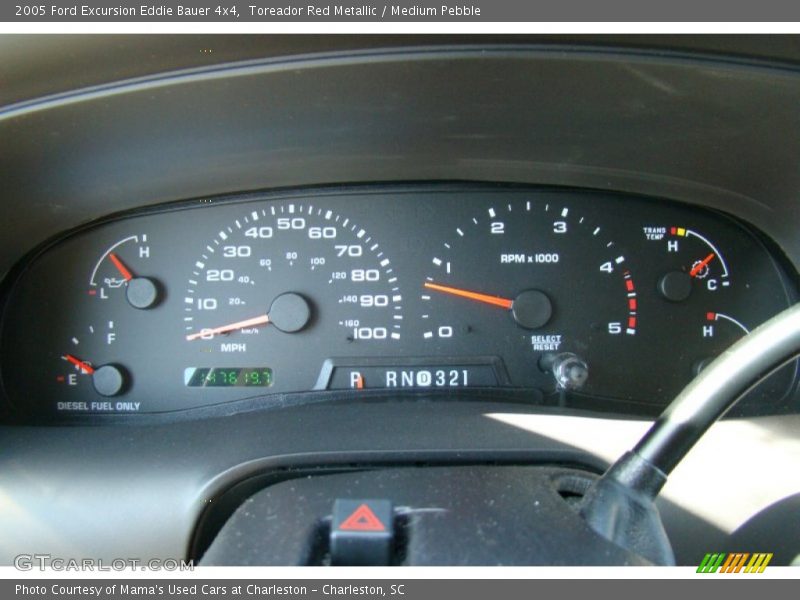Toreador Red Metallic / Medium Pebble 2005 Ford Excursion Eddie Bauer 4x4