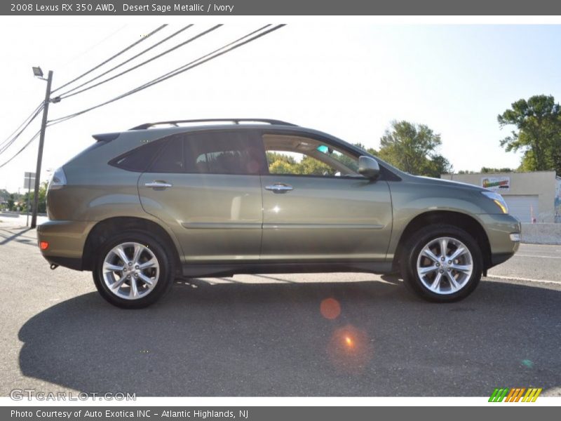 Desert Sage Metallic / Ivory 2008 Lexus RX 350 AWD