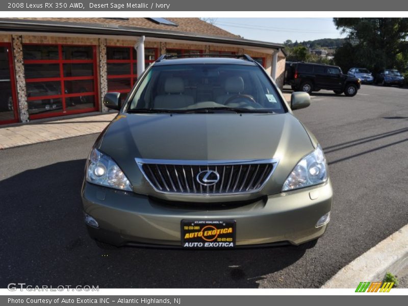 Desert Sage Metallic / Ivory 2008 Lexus RX 350 AWD