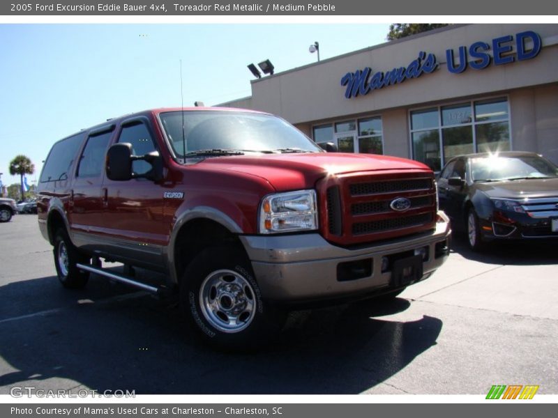 Toreador Red Metallic / Medium Pebble 2005 Ford Excursion Eddie Bauer 4x4