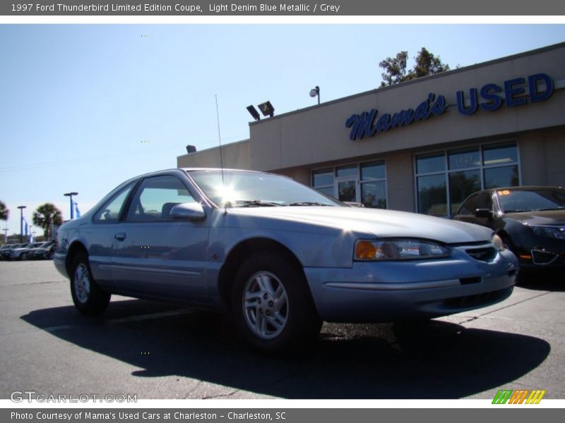 Light Denim Blue Metallic / Grey 1997 Ford Thunderbird Limited Edition Coupe