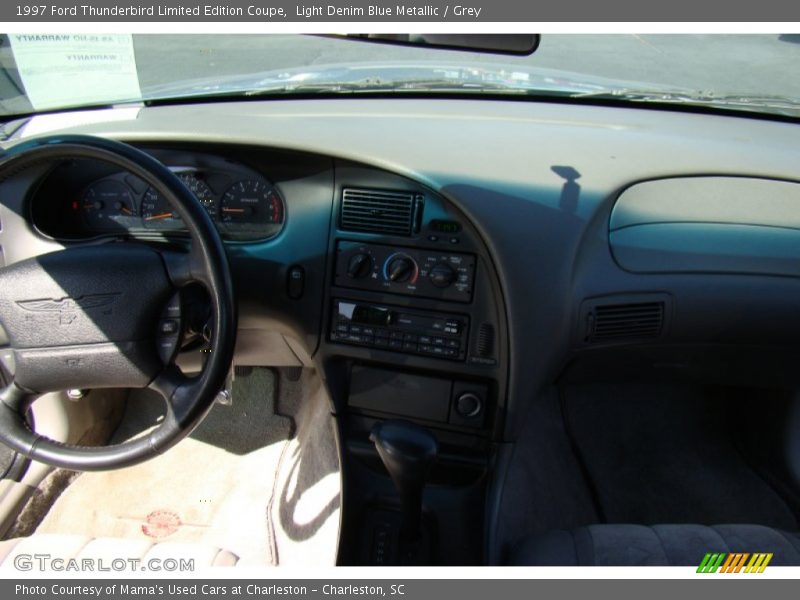 Light Denim Blue Metallic / Grey 1997 Ford Thunderbird Limited Edition Coupe