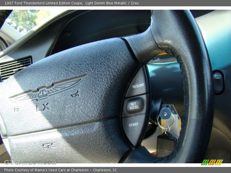 Light Denim Blue Metallic / Grey 1997 Ford Thunderbird Limited Edition Coupe