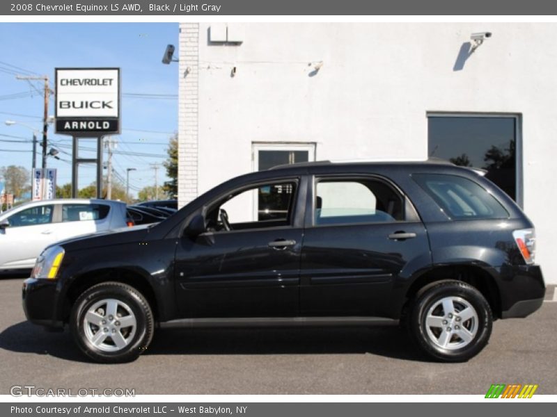 Black / Light Gray 2008 Chevrolet Equinox LS AWD