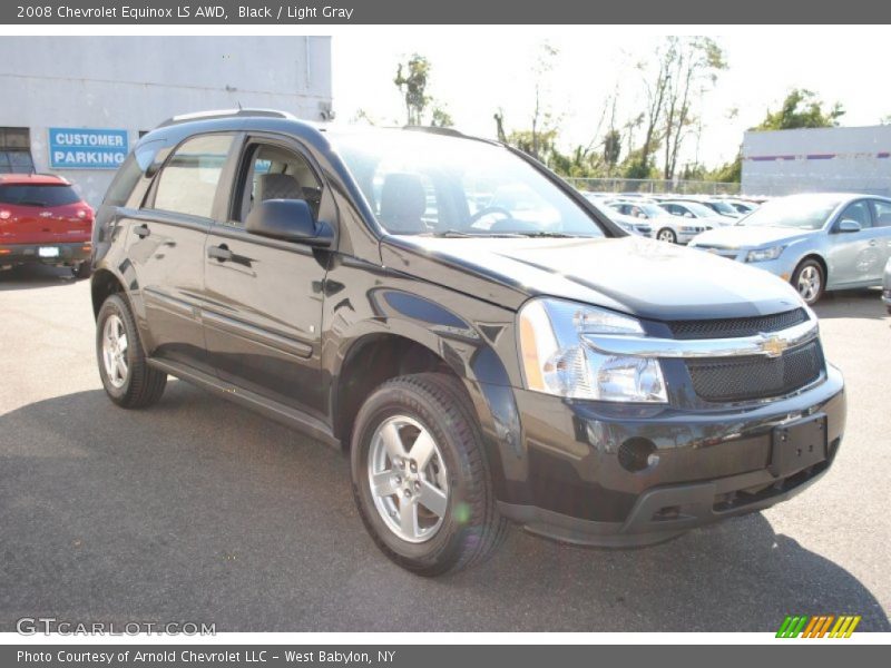 Black / Light Gray 2008 Chevrolet Equinox LS AWD