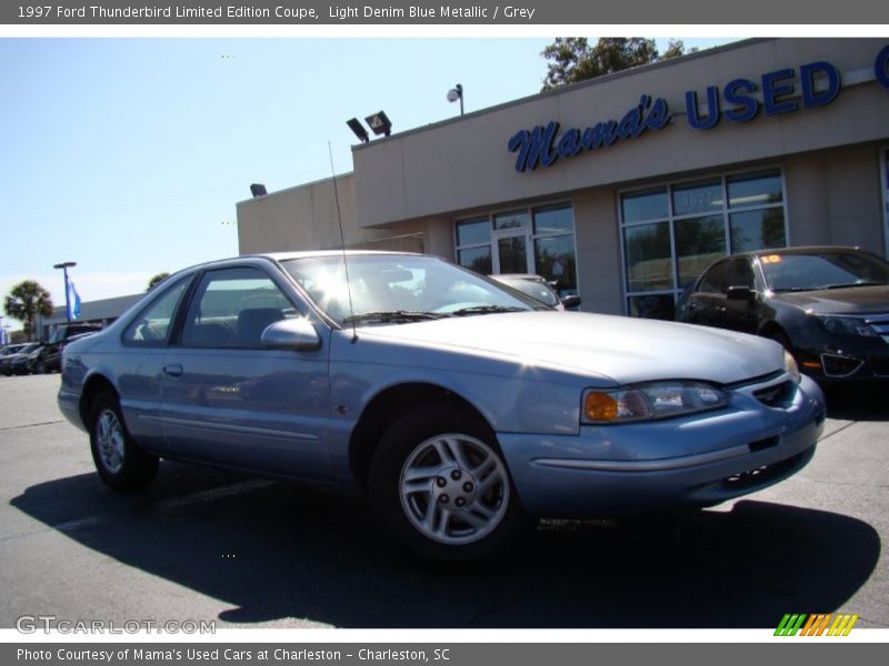 Light Denim Blue Metallic / Grey 1997 Ford Thunderbird Limited Edition Coupe