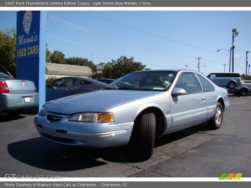 Light Denim Blue Metallic / Grey 1997 Ford Thunderbird Limited Edition Coupe