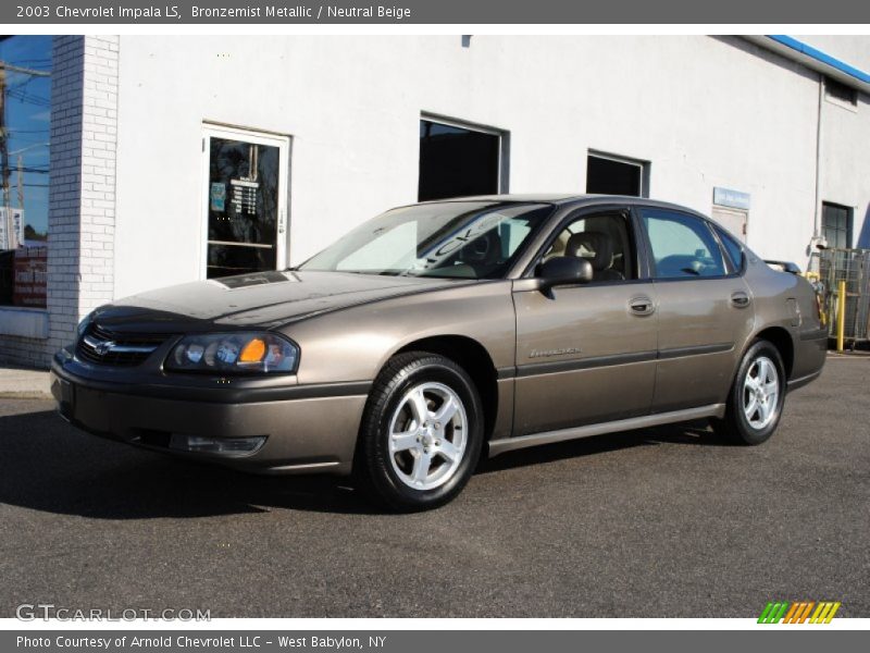 Bronzemist Metallic / Neutral Beige 2003 Chevrolet Impala LS