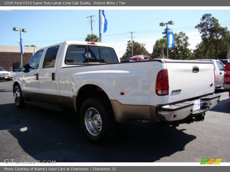 Oxford White / Tan 2006 Ford F350 Super Duty Lariat Crew Cab Dually