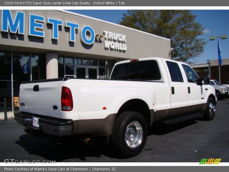 Oxford White / Tan 2006 Ford F350 Super Duty Lariat Crew Cab Dually