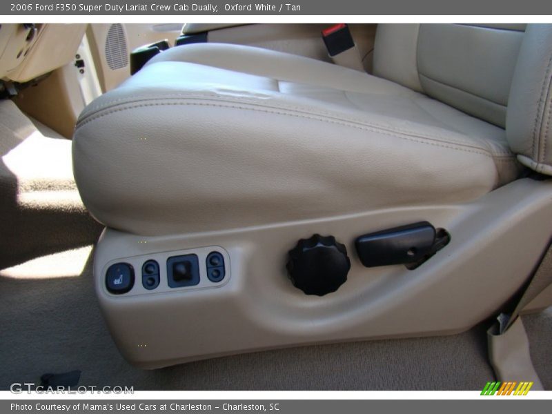 Oxford White / Tan 2006 Ford F350 Super Duty Lariat Crew Cab Dually