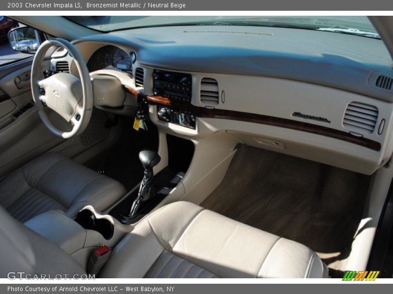 Bronzemist Metallic / Neutral Beige 2003 Chevrolet Impala LS