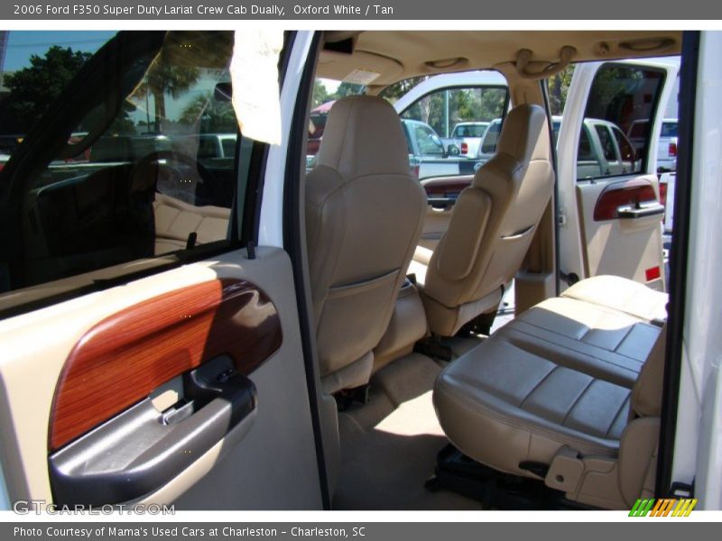 Oxford White / Tan 2006 Ford F350 Super Duty Lariat Crew Cab Dually