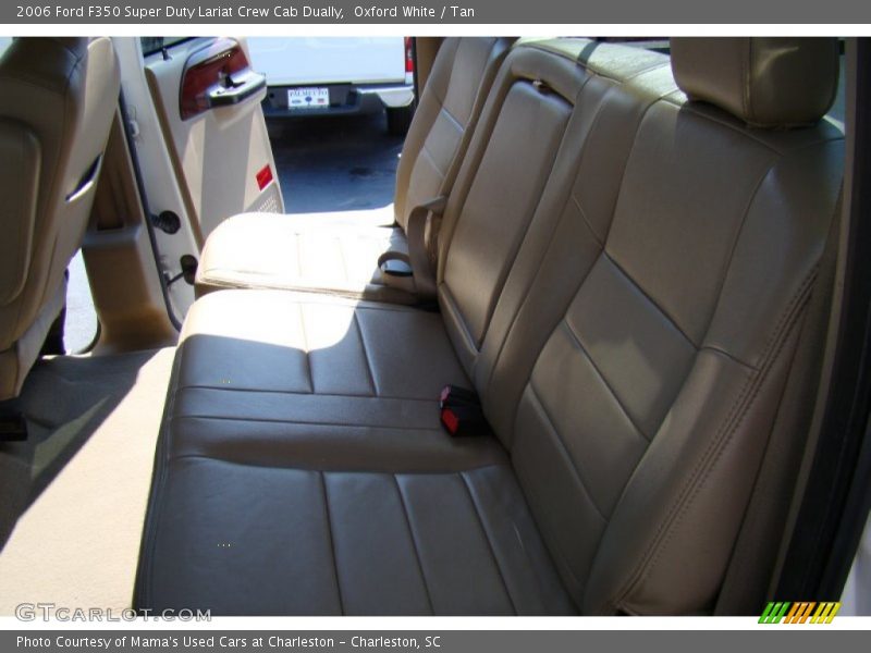 Oxford White / Tan 2006 Ford F350 Super Duty Lariat Crew Cab Dually