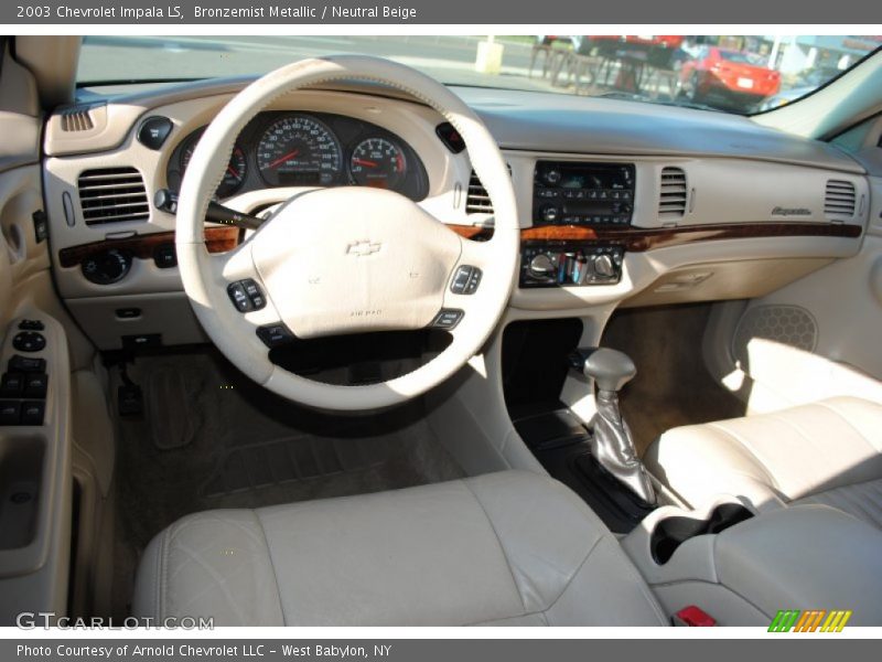 Bronzemist Metallic / Neutral Beige 2003 Chevrolet Impala LS