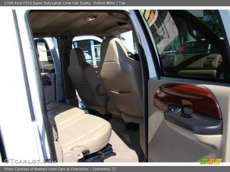 Oxford White / Tan 2006 Ford F350 Super Duty Lariat Crew Cab Dually