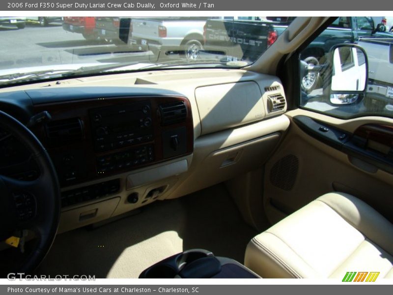 Oxford White / Tan 2006 Ford F350 Super Duty Lariat Crew Cab Dually
