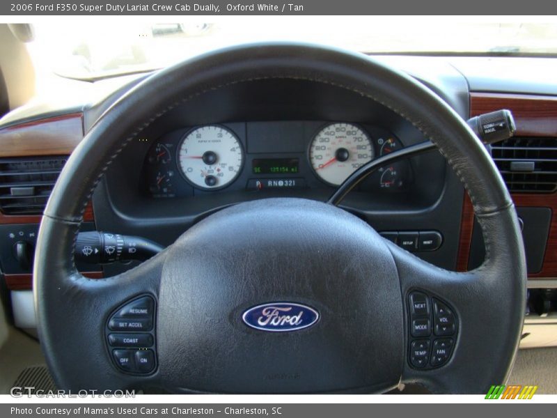 Oxford White / Tan 2006 Ford F350 Super Duty Lariat Crew Cab Dually