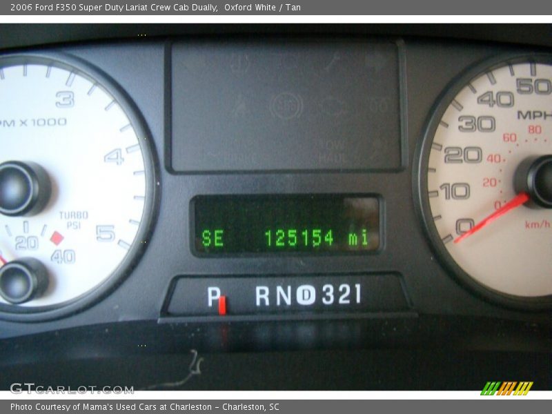 Oxford White / Tan 2006 Ford F350 Super Duty Lariat Crew Cab Dually