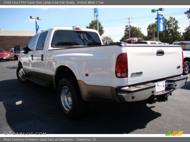 Oxford White / Tan 2006 Ford F350 Super Duty Lariat Crew Cab Dually