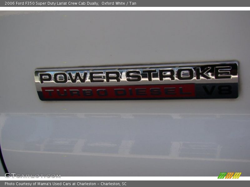 Oxford White / Tan 2006 Ford F350 Super Duty Lariat Crew Cab Dually