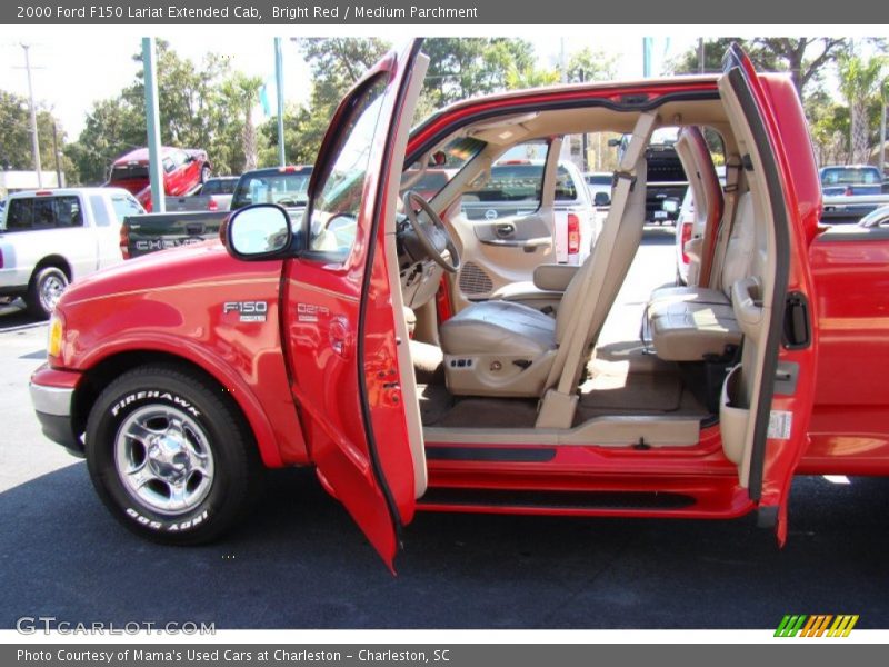  2000 F150 Lariat Extended Cab Medium Parchment Interior