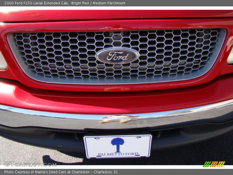 Bright Red / Medium Parchment 2000 Ford F150 Lariat Extended Cab