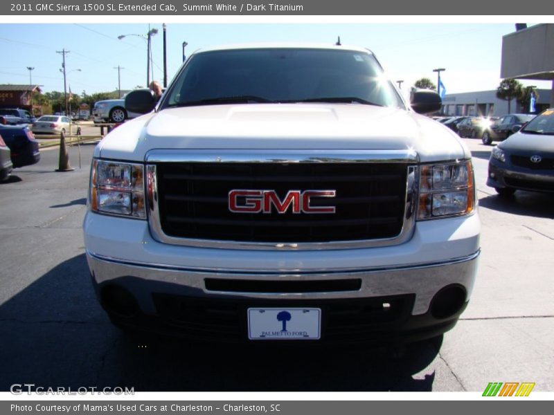Summit White / Dark Titanium 2011 GMC Sierra 1500 SL Extended Cab