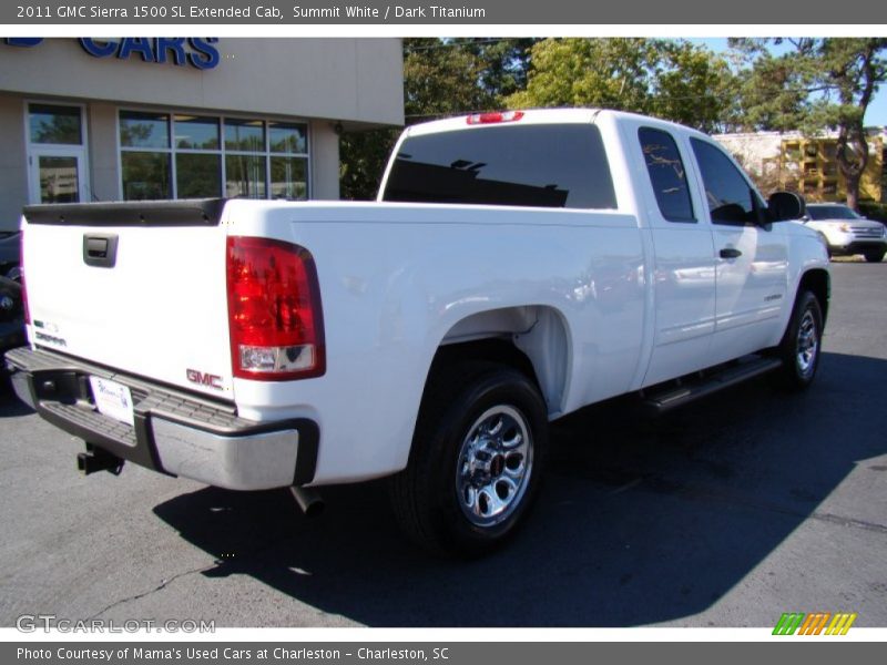 Summit White / Dark Titanium 2011 GMC Sierra 1500 SL Extended Cab