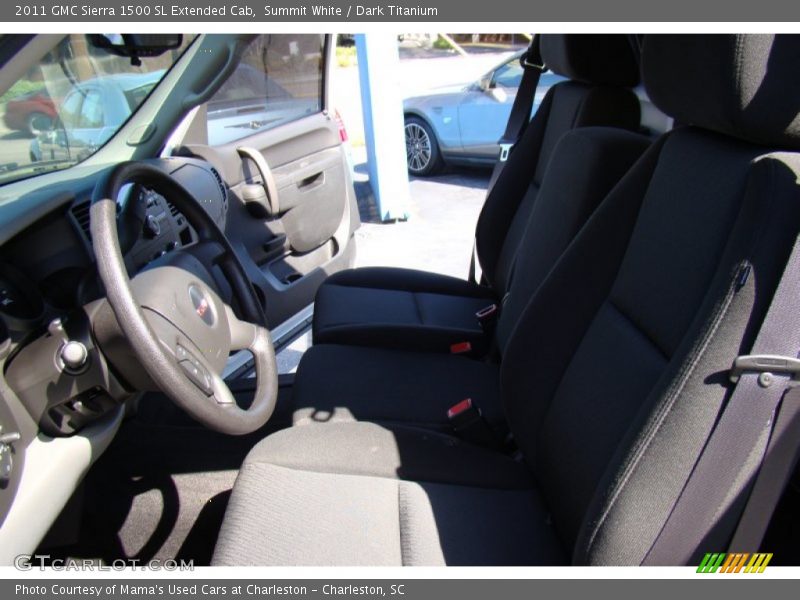 Summit White / Dark Titanium 2011 GMC Sierra 1500 SL Extended Cab