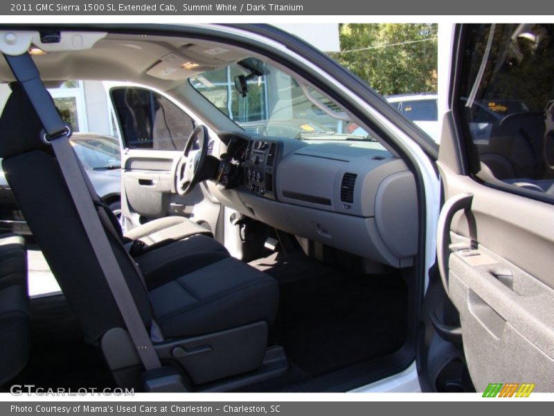 Summit White / Dark Titanium 2011 GMC Sierra 1500 SL Extended Cab