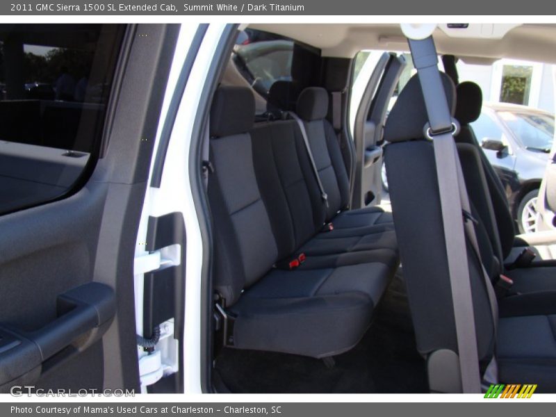 Summit White / Dark Titanium 2011 GMC Sierra 1500 SL Extended Cab