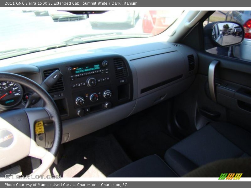 Summit White / Dark Titanium 2011 GMC Sierra 1500 SL Extended Cab