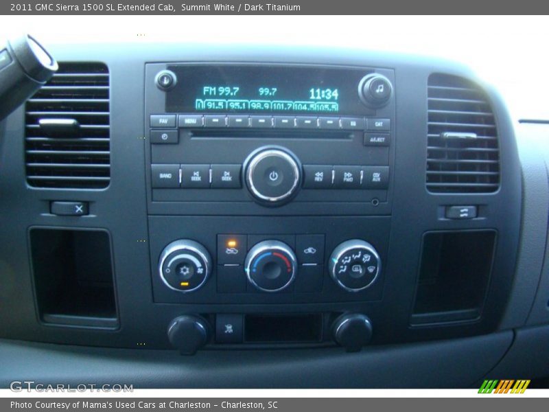Summit White / Dark Titanium 2011 GMC Sierra 1500 SL Extended Cab