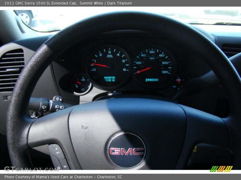 Summit White / Dark Titanium 2011 GMC Sierra 1500 SL Extended Cab